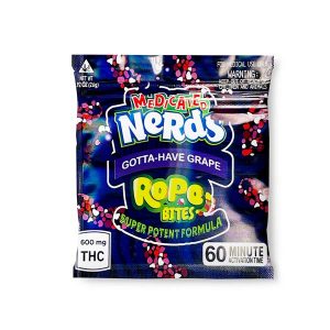 Nerdz Grape Bites 600MG THC