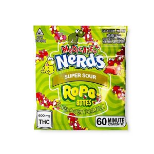 Nerdz Super Sour Bites 600MG THC