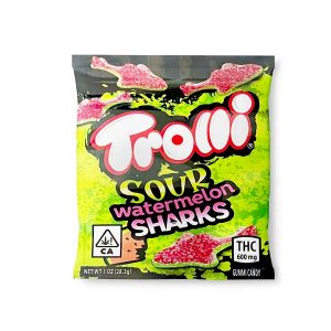 Trlly Sour Sharks 600MG THC