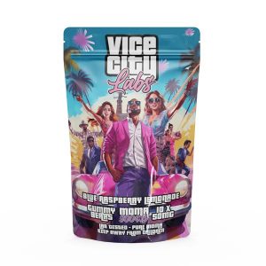 500MG MDMA Gummy Bears – Blue Raspberry Lemonade – Vice City Labs